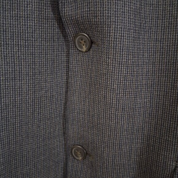 CHAPS 42L Tweed Blazer 100% Wool Jacket Academia Old Money Ivy League Sport Coat - Picture 3 of 16